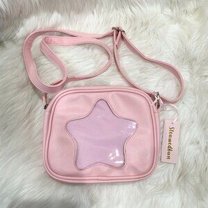 Steamedbun Mini Pink Star Ita Crossbody Bag